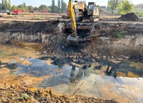 Pokračování sanace staré ekologické zátěže v bývalém areálu Avia Letňany